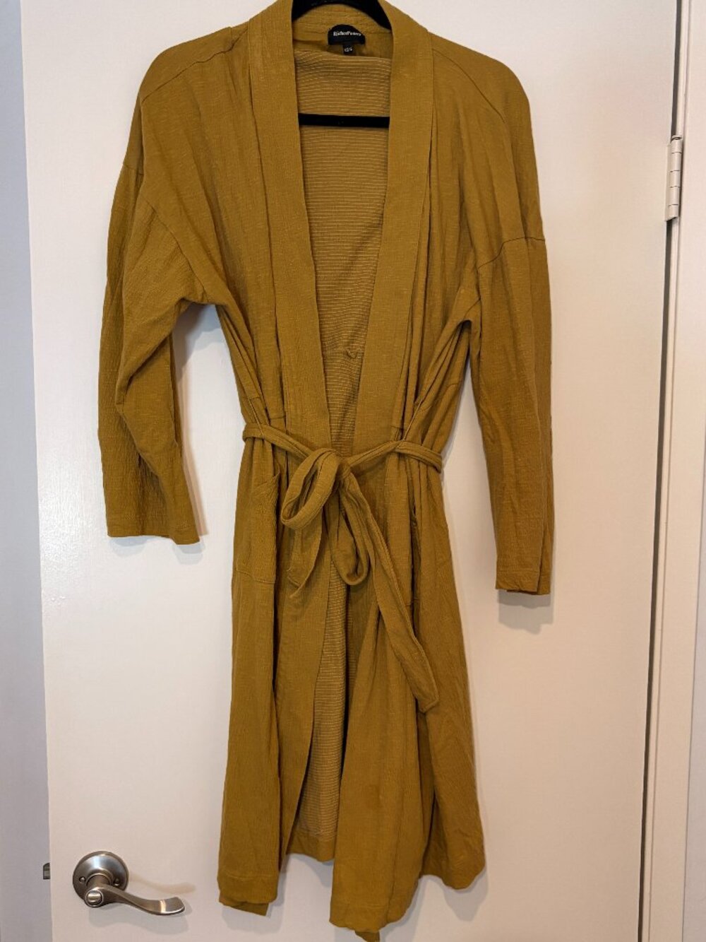Richer Poorer Cloud Weave Robe Coat, Golden Verde